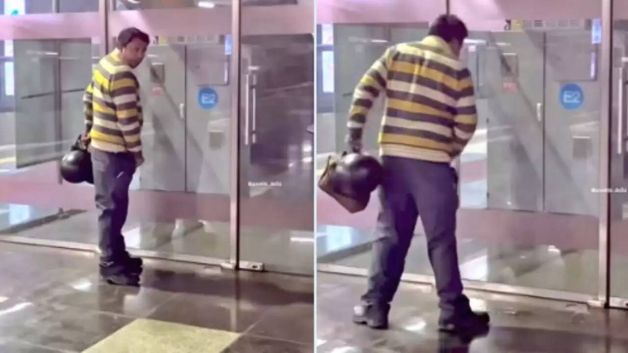 दिल्ली मेट्रो में शर्मनाक घटना: खुलेआम पेशाब करने वाले शख्स का वीडियो वायरल