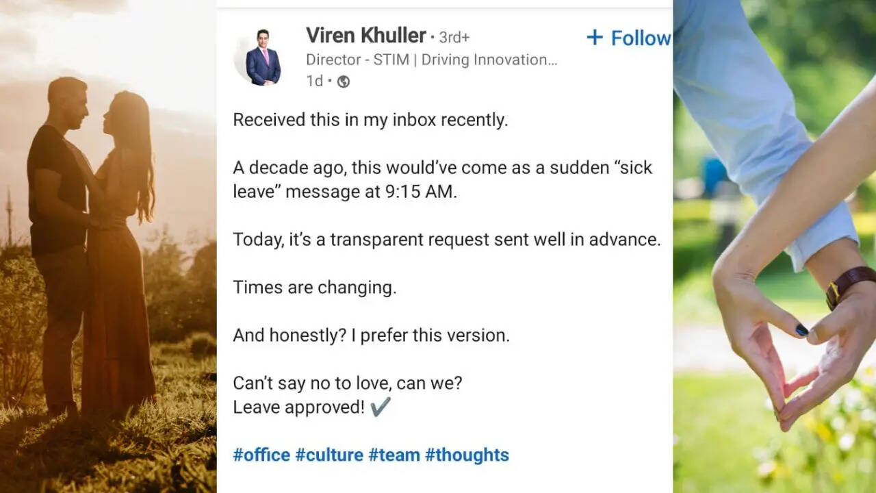 कर्मचारी ने गर्लफ्रेंड के साथ समय बिताने के लिए छुट्टी मांगी, मैनेजर का जवाब वायरल