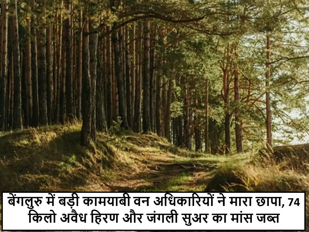 बेंगलुरु में वन विभाग ने अवैध शिकार के नेटवर्क का भंडाफोड़ किया