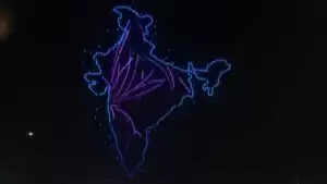 नवी मुंबई एयरपोर्ट के उद्घाटन से पहले भव्य ड्रोन शो का आयोजन