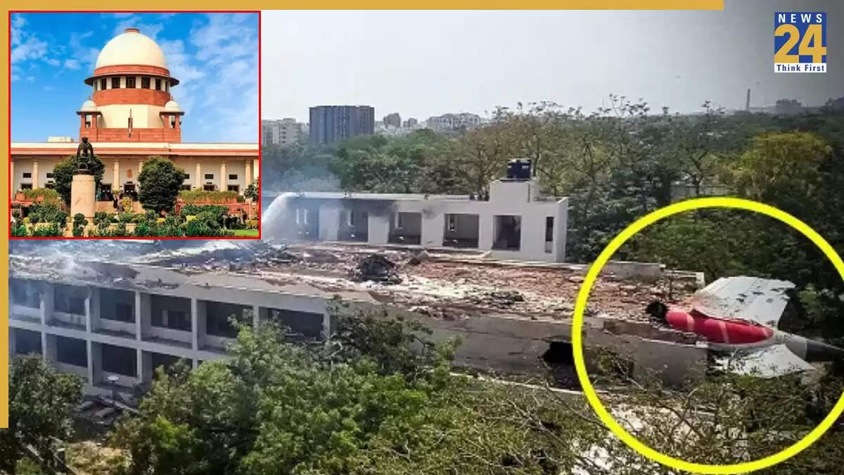 सुप्रीम कोर्ट ने अहमदाबाद विमान दुर्घटना की जांच के लिए नोटिस जारी किया