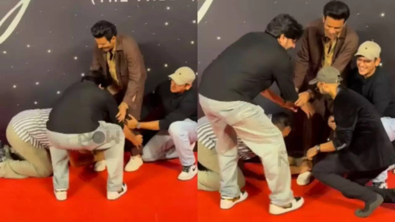 मनोज बाजपेयी की फिल्म 'जुगनुमा' का प्रीमियर: मजेदार पल ने सोशल मीडिया पर मचाई धूम