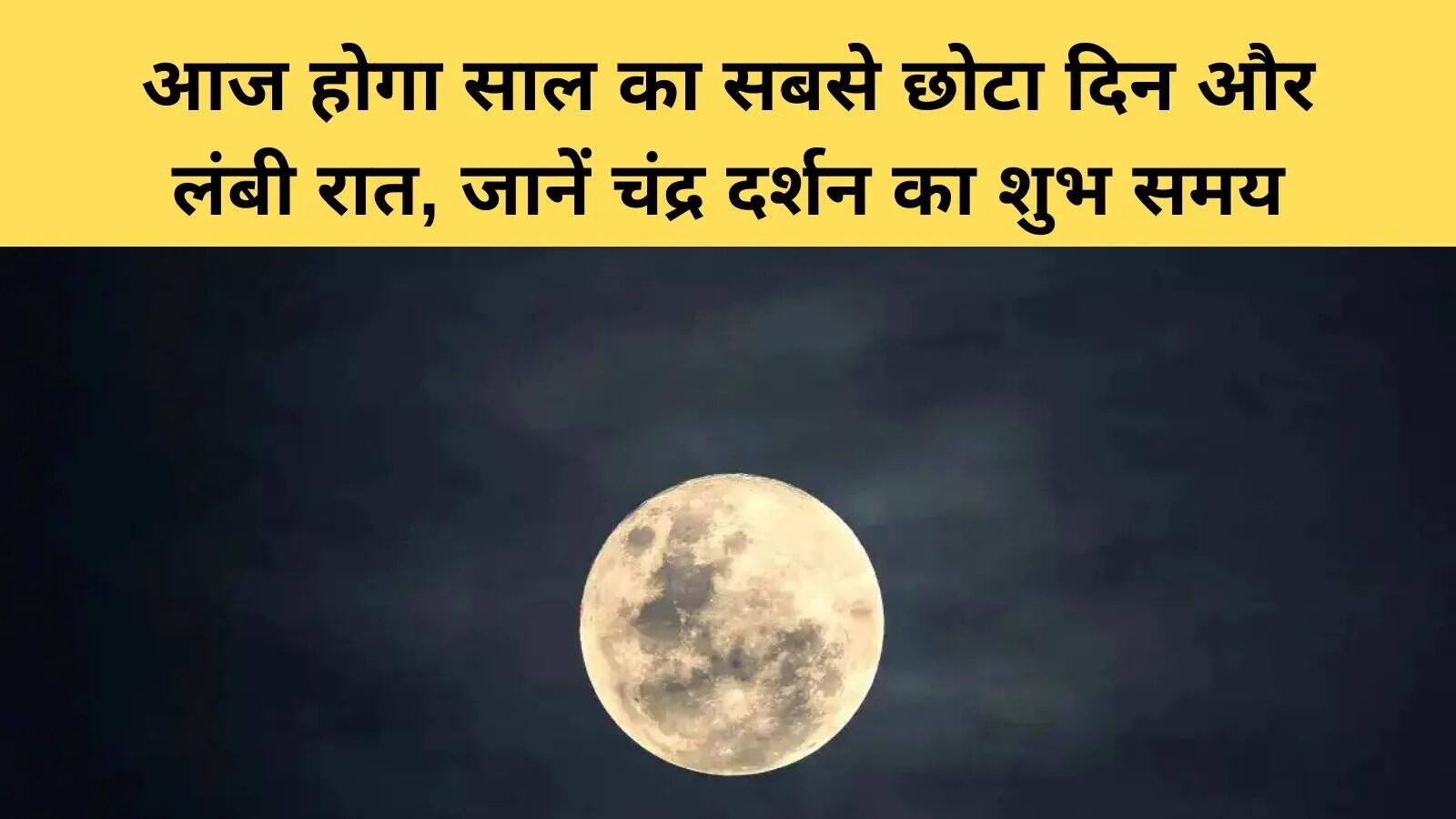 21 दिसंबर 2025: भारत में सबसे लंबी रात और चंद्र दर्शन का महत्व