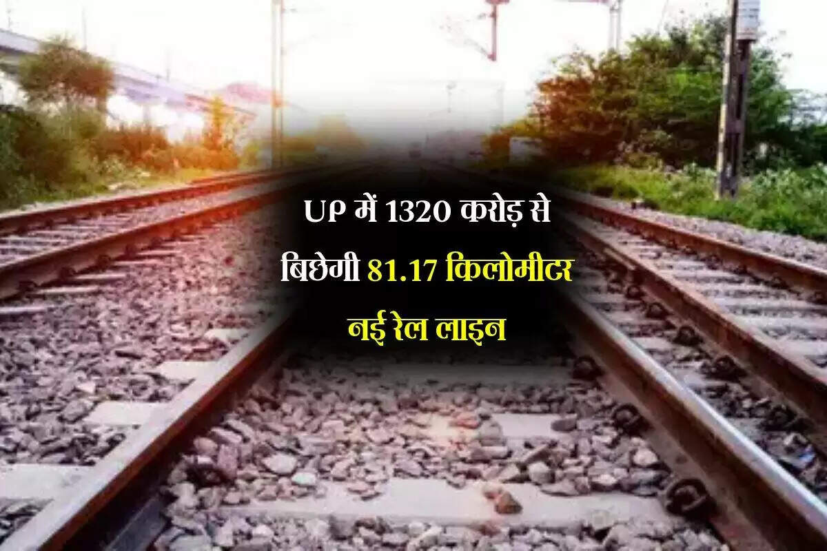 उत्तर प्रदेश में नई रेलवे लाइन का विकास: 81.17 किमी का प्रोजेक्ट