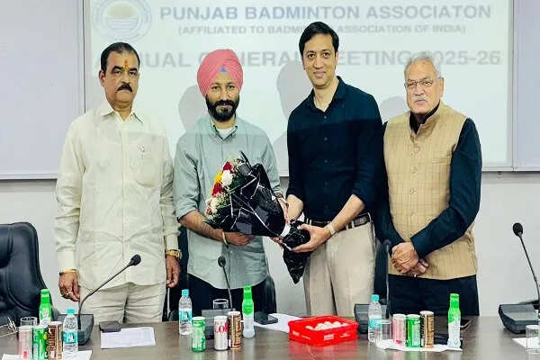 एस. अमृतपाल सिंह सुखनंद बने पंजाब बैडमिंटन एसोसिएशन के नए अध्यक्ष
