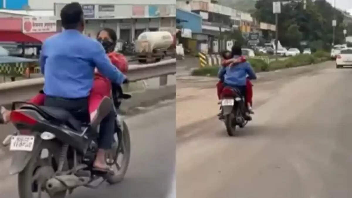 पुणे में चलती बाइक पर कपल का अश्लील वीडियो वायरल, पुलिस ने शुरू की जांच