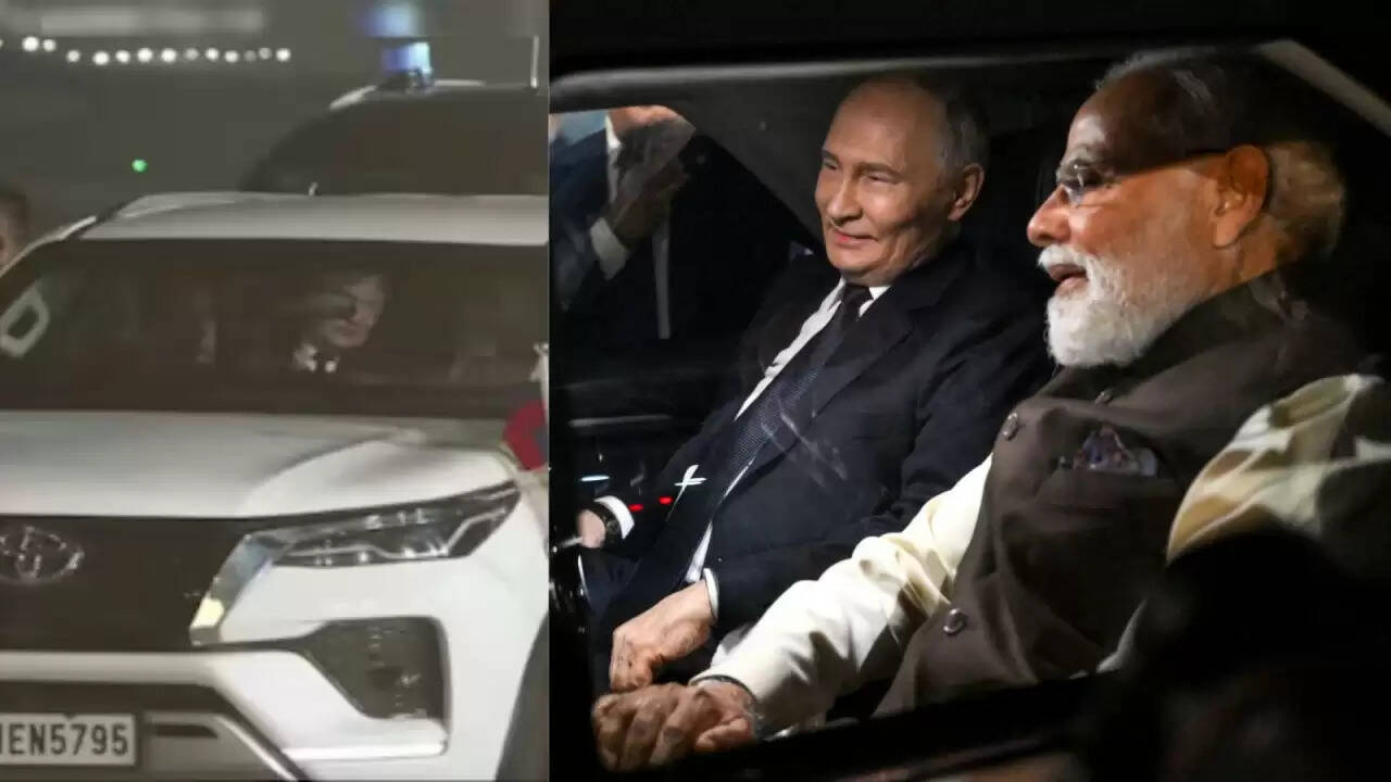 पुतिन और मोदी की अनोखी यात्रा: साधारण फॉर्च्यूनर में दिखी नई दोस्ती
