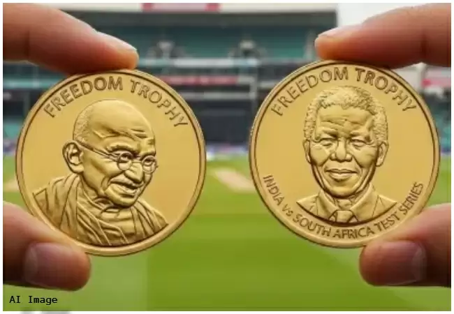 भारत और साउथ अफ्रीका के बीच टेस्ट सीरीज का आगाज, खास टॉस सिक्का जारी