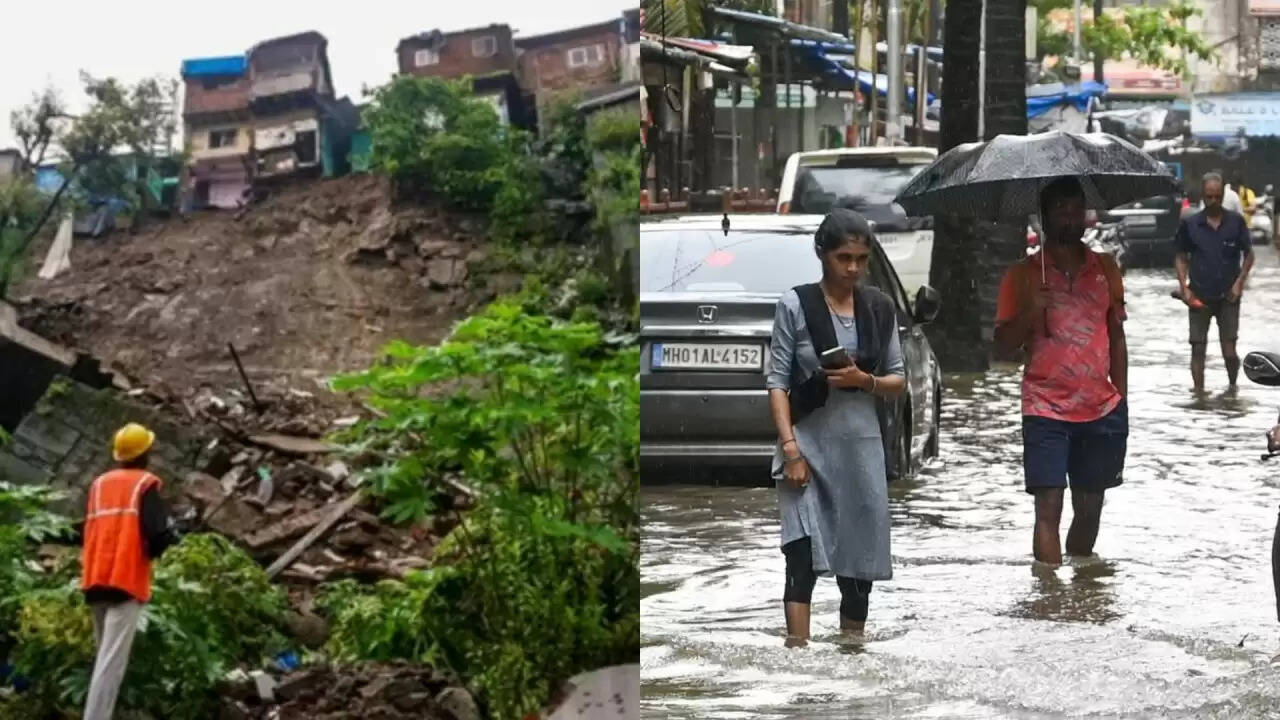मुंबई में मूसलधार बारिश: विक्रोली में भूस्खलन से दो की मौत