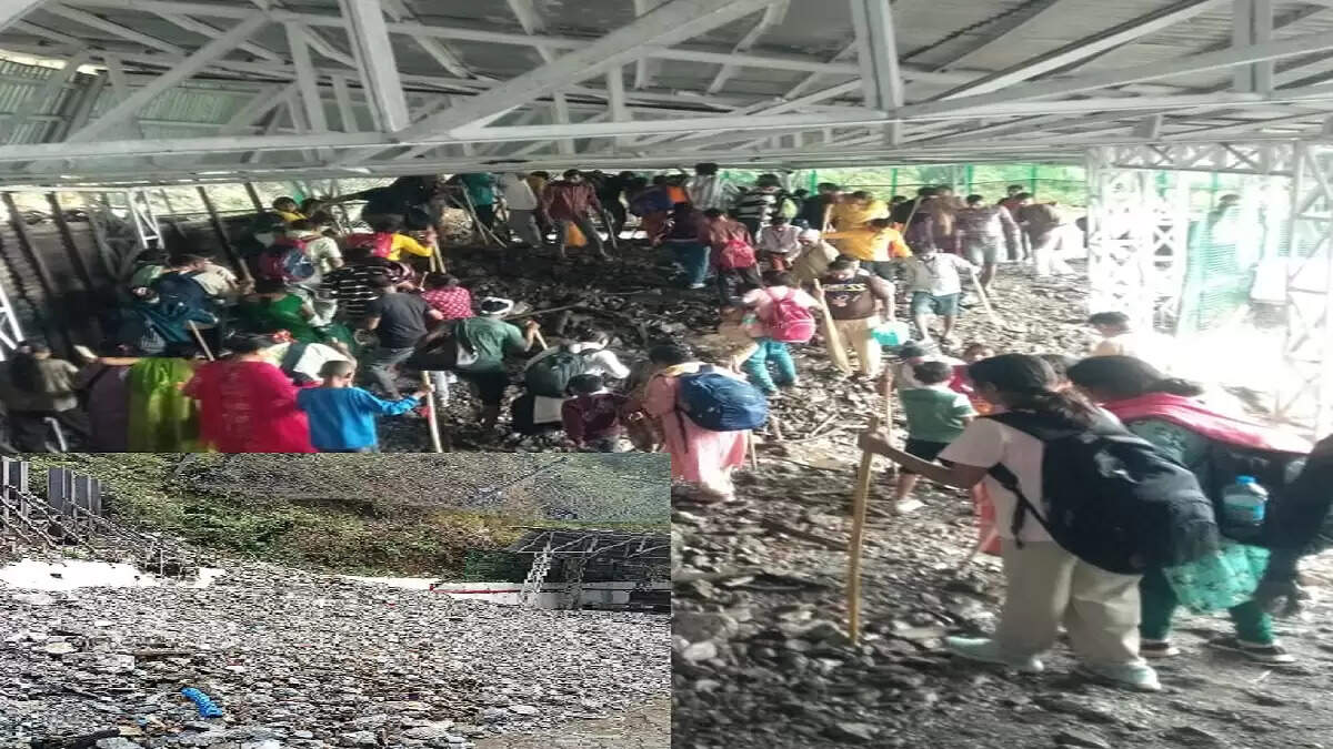 भक्तों के लिए वैष्णो देवी यात्रा में बाधा, बारिश से भूस्खलन