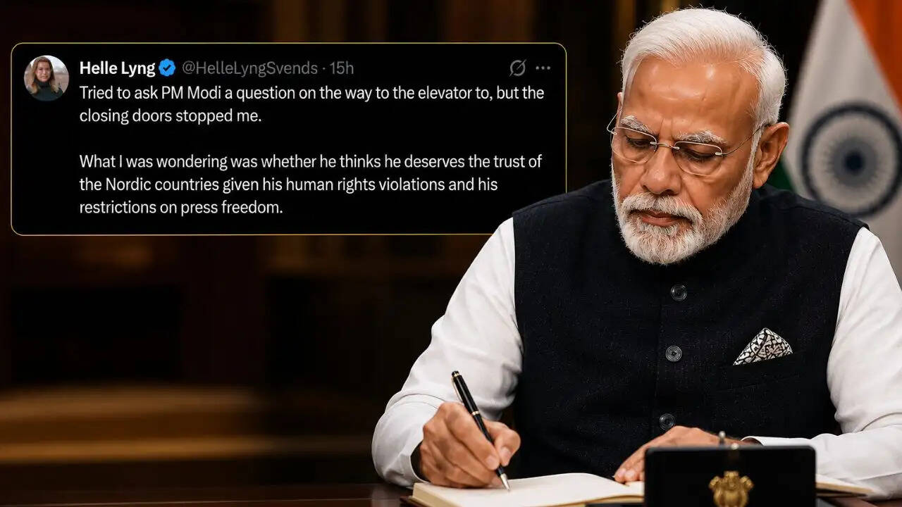 प्रधानमंत्री मोदी के यूरोप दौरे पर प्रेस स्वतंत्रता का विवाद