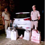 जींद में अवैध शराब से भरी कार की बरामदगी