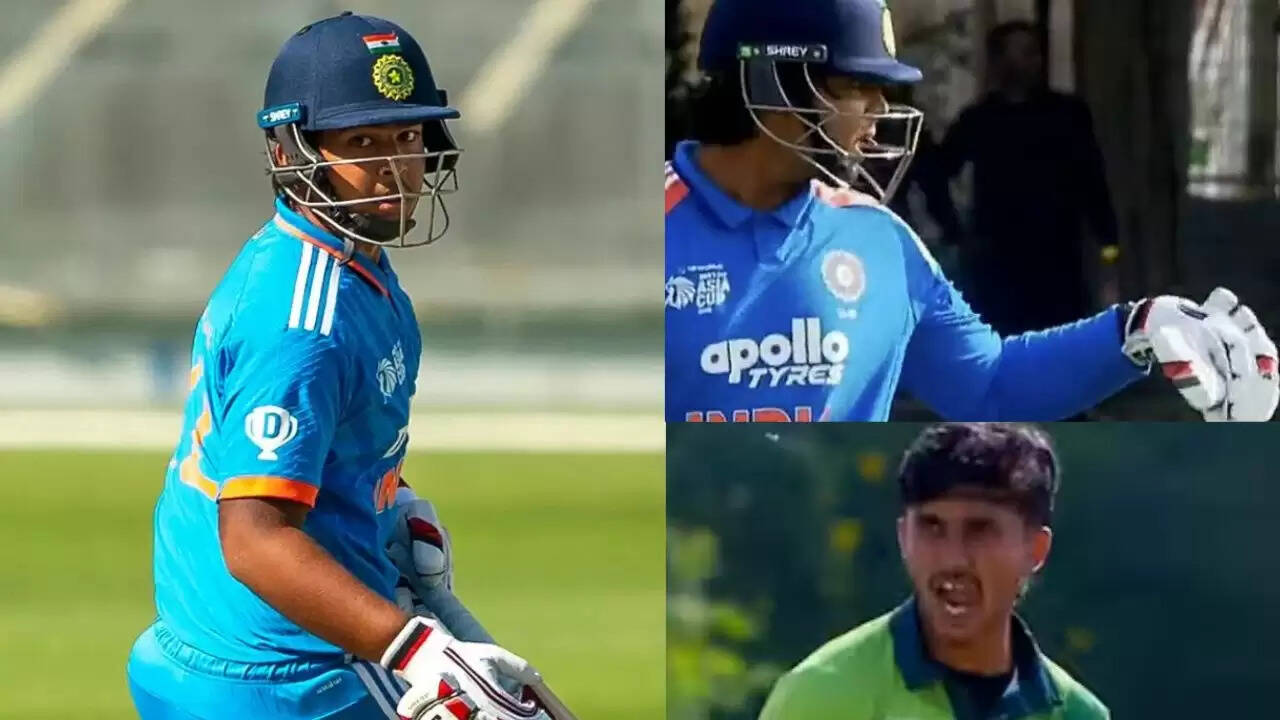 अंडर-19 एशिया कप में वैभव सूर्यवंशी और अली रजा के बीच गरमागरम बहस