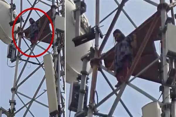 मोतिहारी में महिला ने ससुराल जाने से किया इनकार, मोबाइल टॉवर पर चढ़कर मचाई अफरातफरी