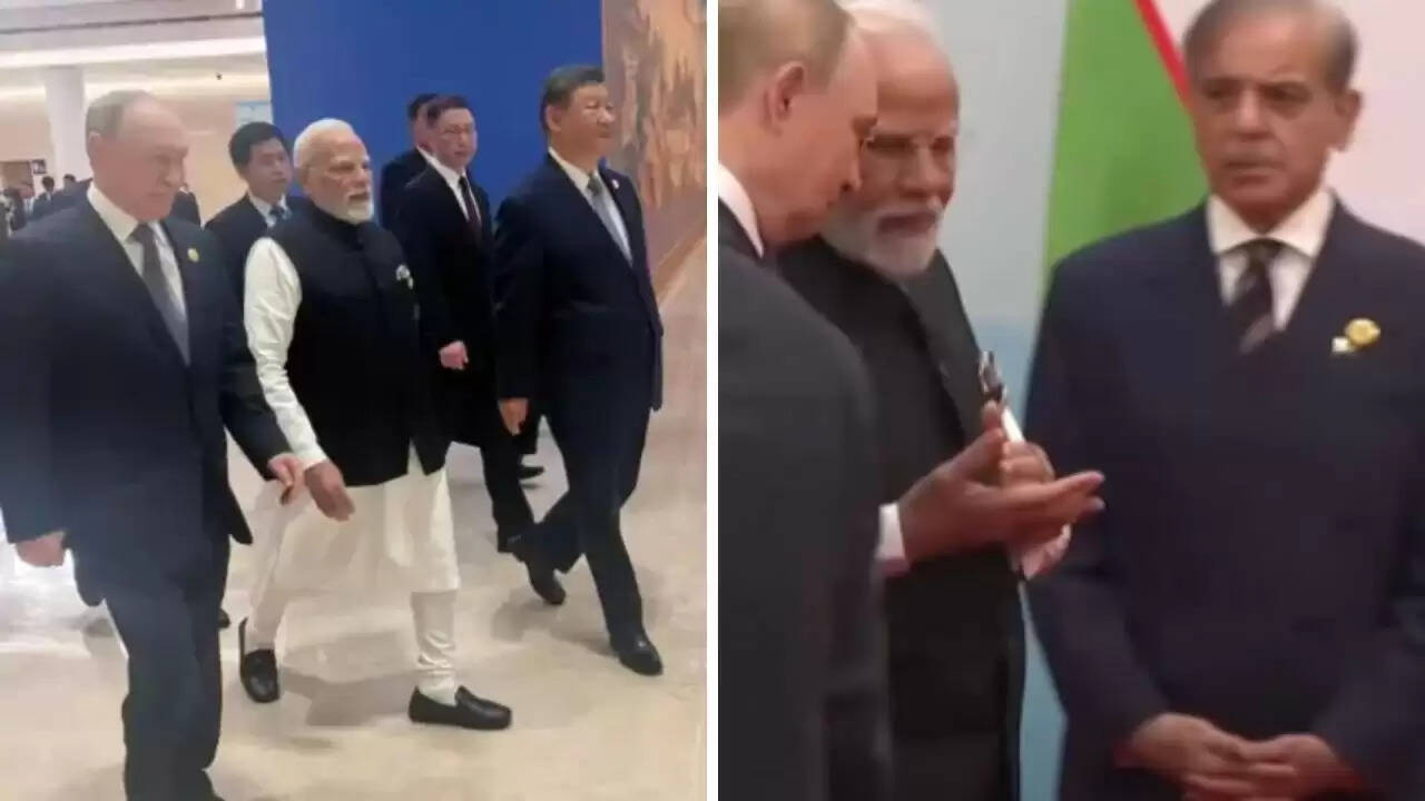शंघाई सहयोग संगठन समिट में शाहबाज शरीफ का वायरल वीडियो
