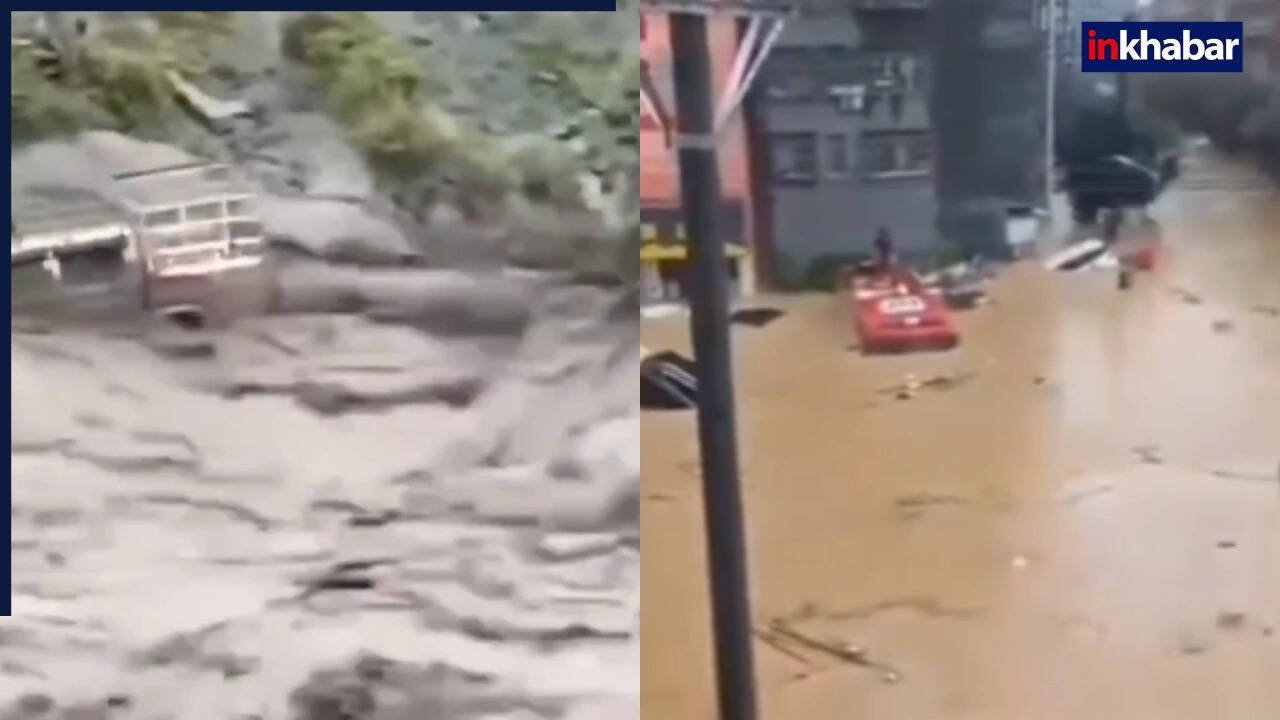 हिमाचल प्रदेश में मानसून के कहर से बाढ़ का प्रकोप