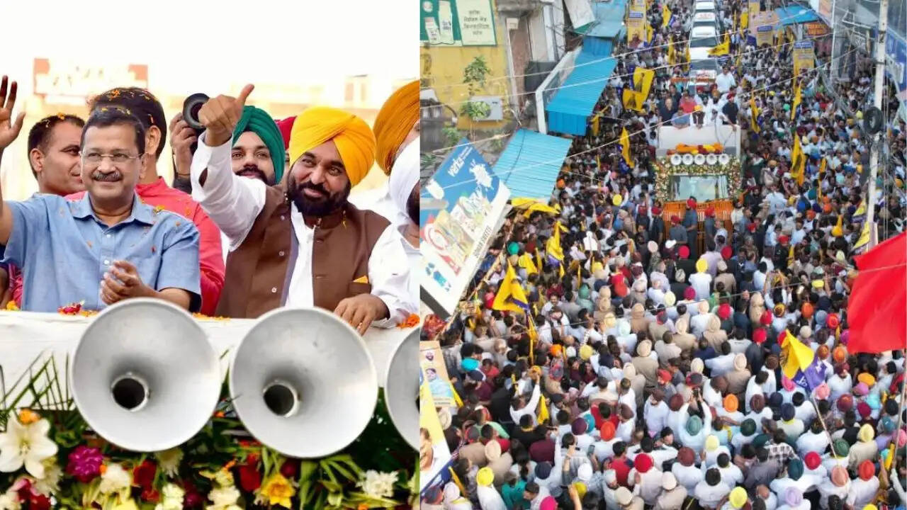 पंजाब में मुख्यमंत्री भगवंत मान का भव्य रोड शो, भीड़ का उमड़ा उत्साह