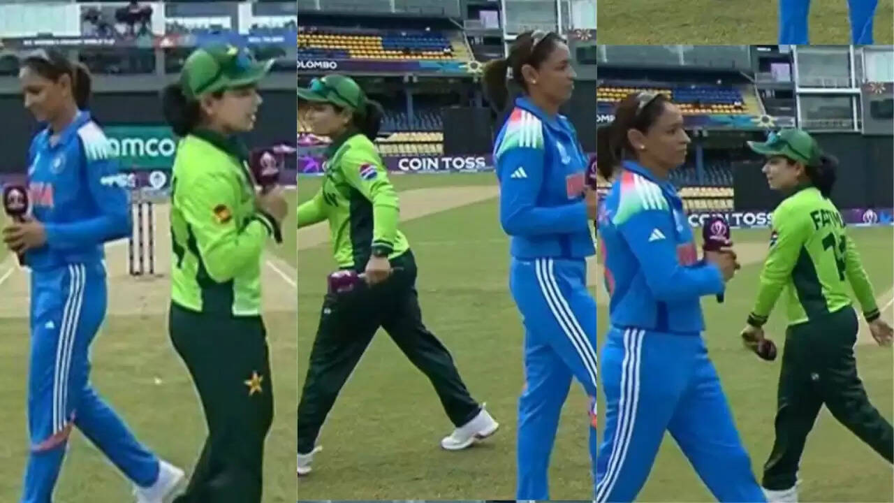 India vs Pakistan Women's World Cup 2025: टॉस के बाद भी जारी है नो हैंडशेक नीति