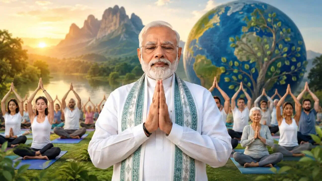 कोलकाता में अंतरराष्ट्रीय योग दिवस 2026: पीएम मोदी ने दी स्वस्थ वृद्धावस्था की प्रेरणा