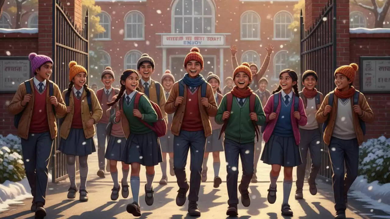 सर्दियों में स्कूलों की छुट्टियों की घोषणा: छात्रों के लिए राहत