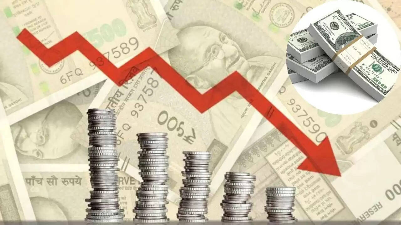 भारतीय रुपया डॉलर के मुकाबले ऐतिहासिक गिरावट पर