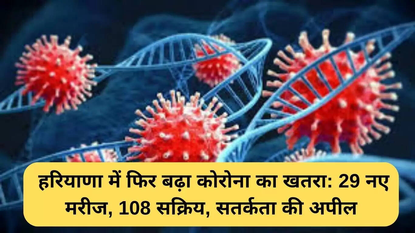 हरियाणा में कोरोना के मामले बढ़े, 29 नए मरीजों की पुष्टि