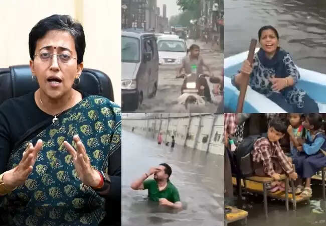 दिल्ली में जलभराव पर राजनीतिक बयानबाजी तेज, पूर्व सीएम ने उठाए सवाल