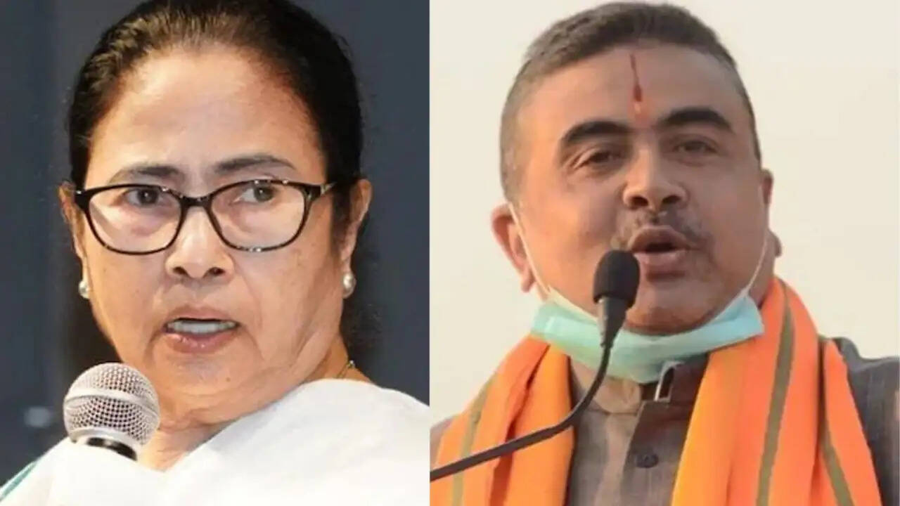 पश्चिम बंगाल चुनाव: BJP ने सुवेंदु अधिकारी को दो सीटों पर उतारा, ममता बनर्जी की रणनीति पर सवाल