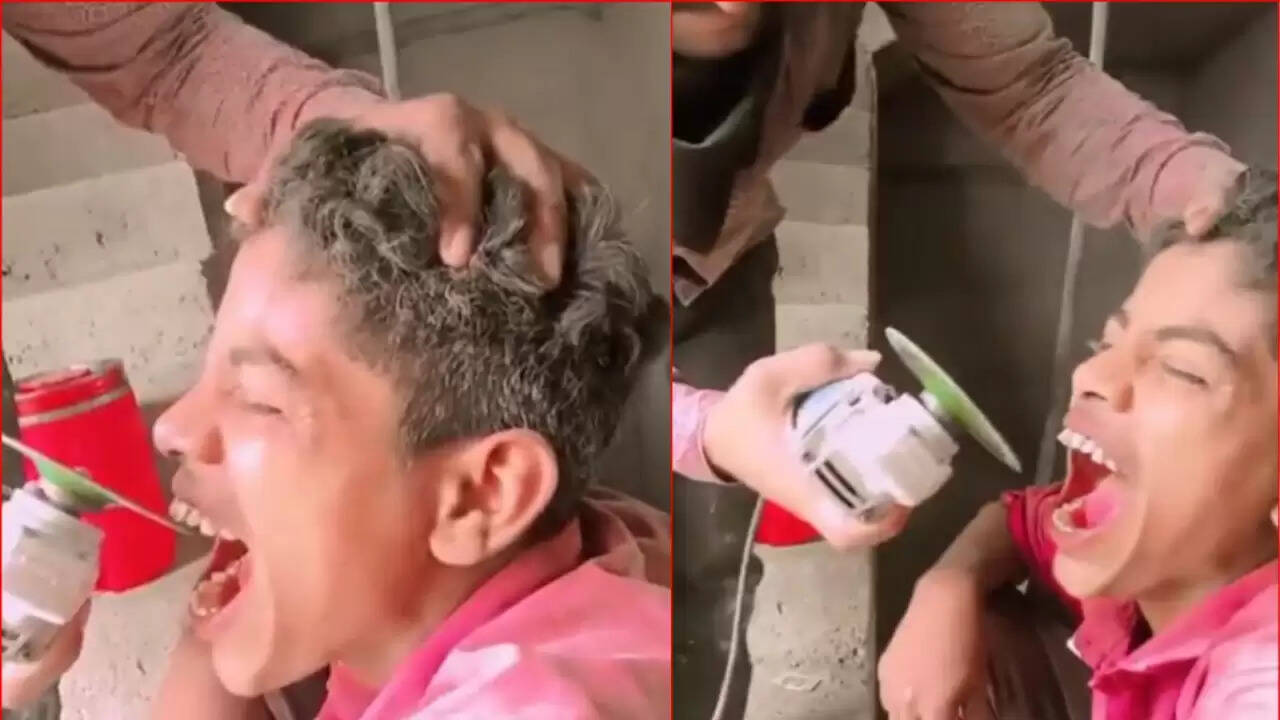 क्या आपने कभी सुना है कि दांतों का इलाज मिस्त्री से कराया जाए? जानिए इस अजीबोगरीब वीडियो के बारे में!