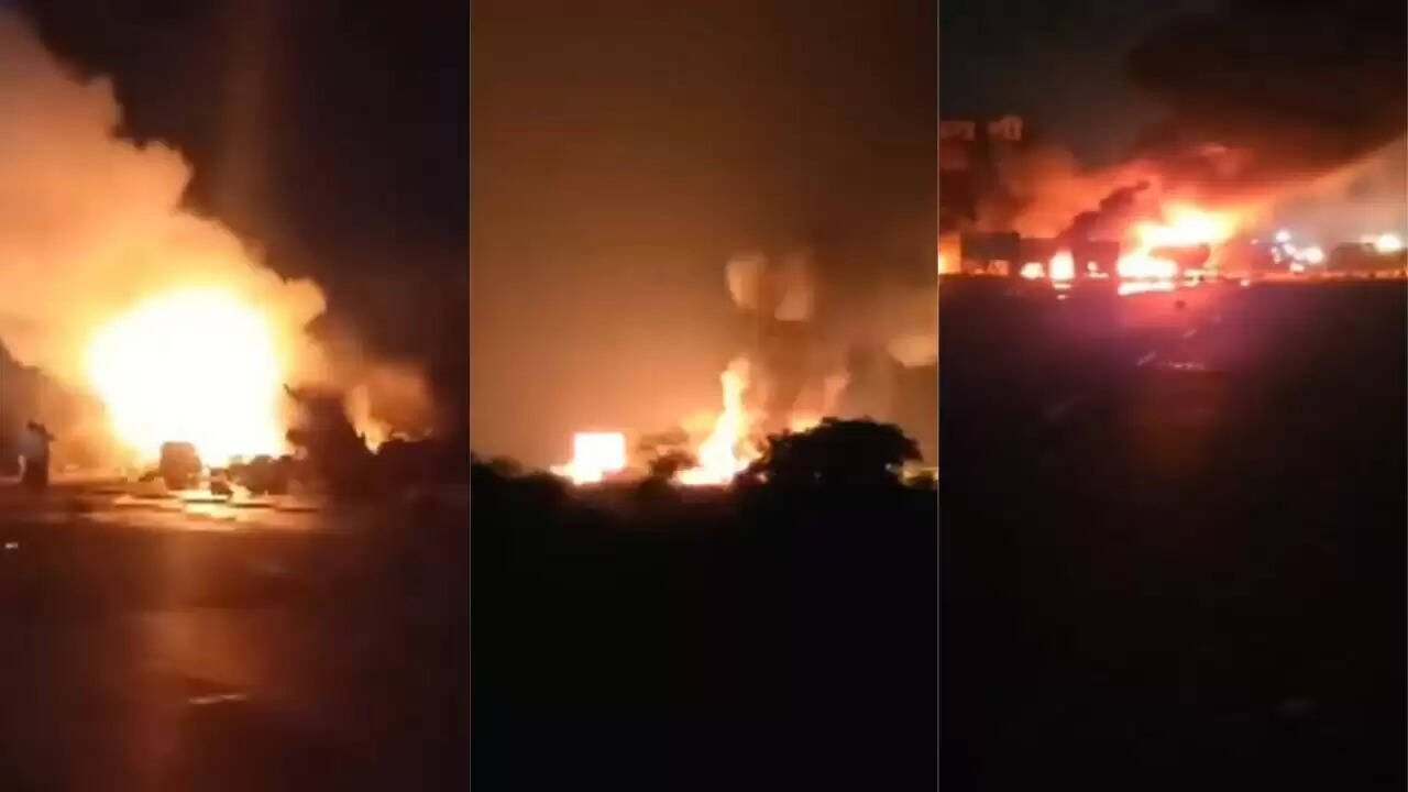 जयपुर-अजमेर हाईवे पर भयानक धमाका: LPG सिलेंडर से भरा ट्रक टैंकर से टकराया