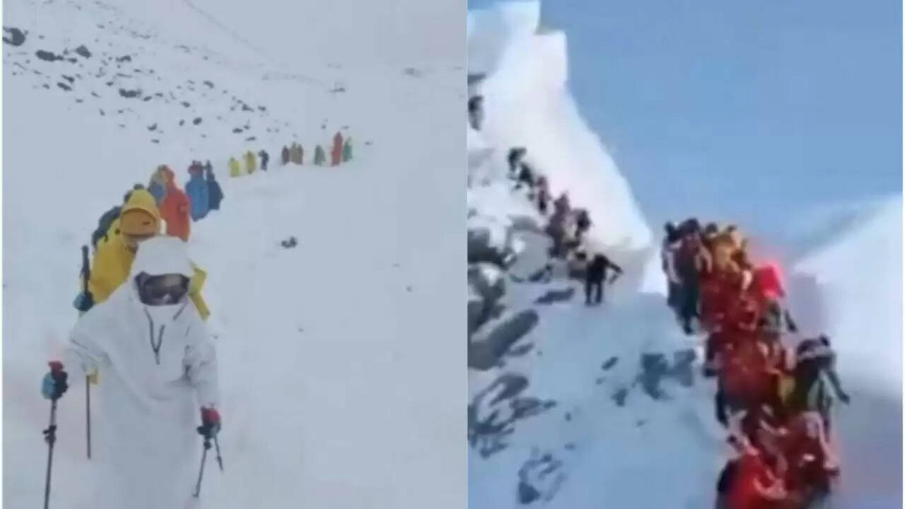 Mount Everest पर बर्फीले तूफान ने ट्रेकर्स को फंसाया, रेस्क्यू ऑपरेशन जारी