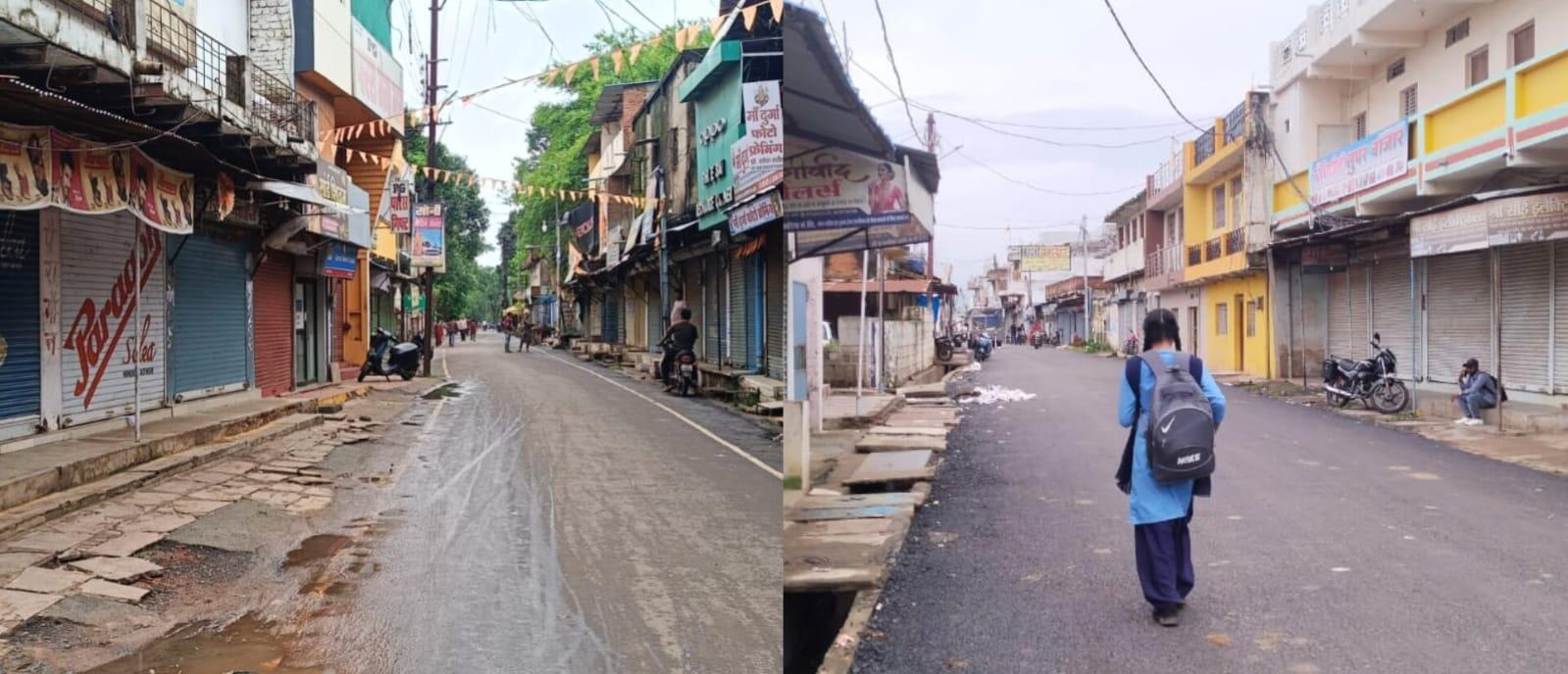 अनूपपुर: फ्लाई ओवर निर्माण में देरी को लेकर नगर स्वस्फूर्त रहा बंद, समय सीमा में नहीं बनने पर लोगो में आक्रोश