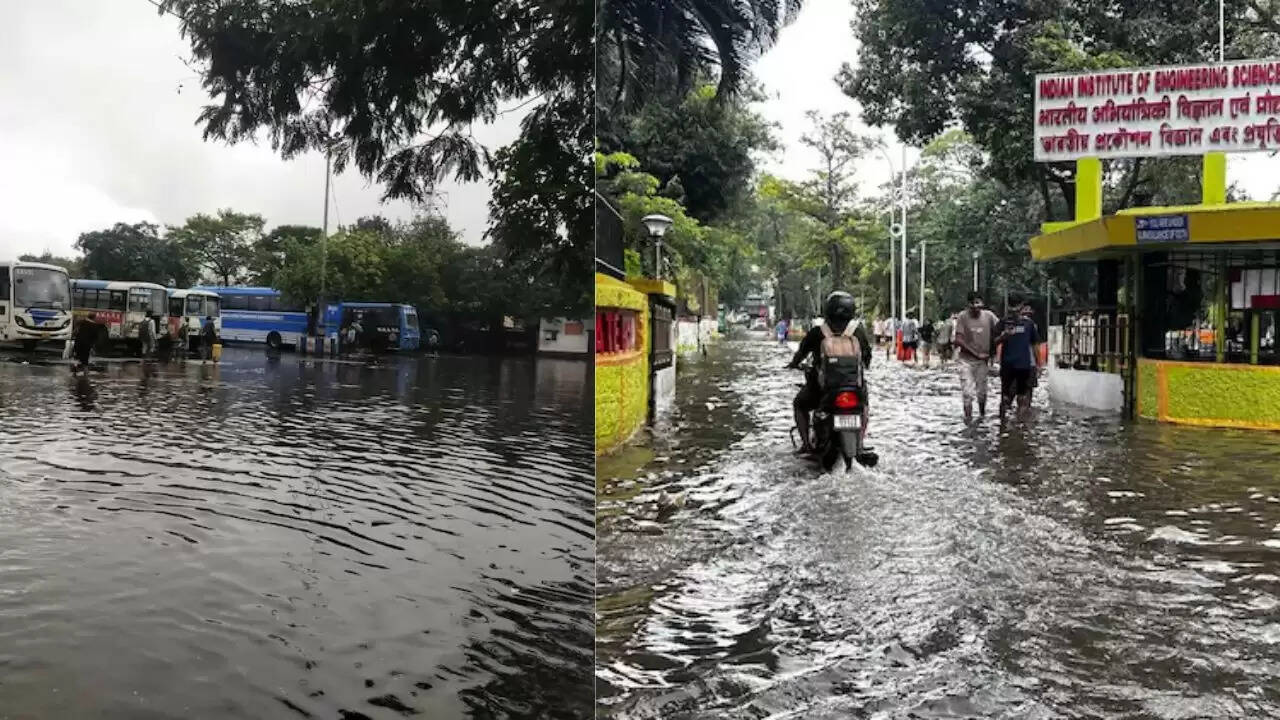कोलकाता में मूसलधार बारिश से जनजीवन प्रभावित, 9 लोगों की मौत