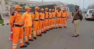 लखनऊ में विधानसभा के बाहर SDRF की तैनाती से सुरक्षा में बढ़ोतरी