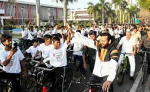 हरियाणा में नशा मुक्ति साइक्लोथॉन का आयोजन, युवाओं को जागरूक करने की पहल