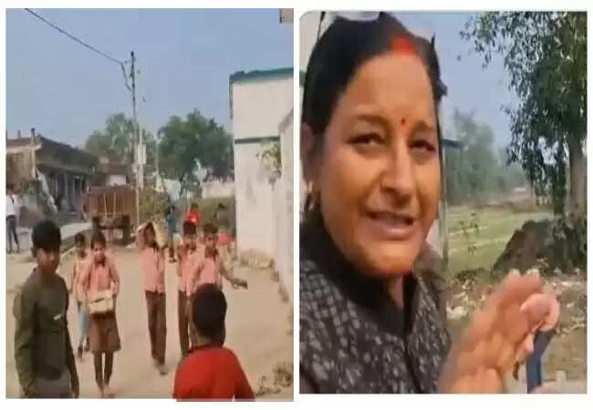 रायबरेली में बच्चों से ईंटें ढुलवाने का मामला, प्रधानाध्यापिका पर कार्रवाई की मांग