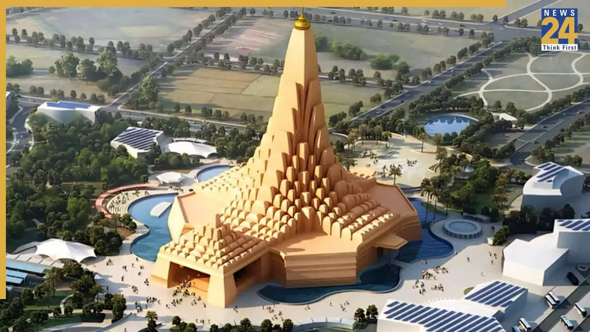 अडाणी सीमेंट ने धार्मिक मंदिर की नींव में बनाया नया विश्व रिकॉर्ड