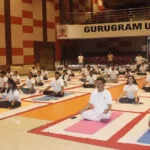 गुरुग्राम यूनिवर्सिटी में 11वें अंतर्राष्ट्रीय योग दिवस का आयोजन
