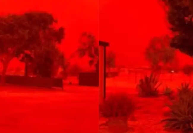 ऑस्ट्रेलिया में आसमान का खून लाल होना: साइक्लोन नरेल का प्रभाव