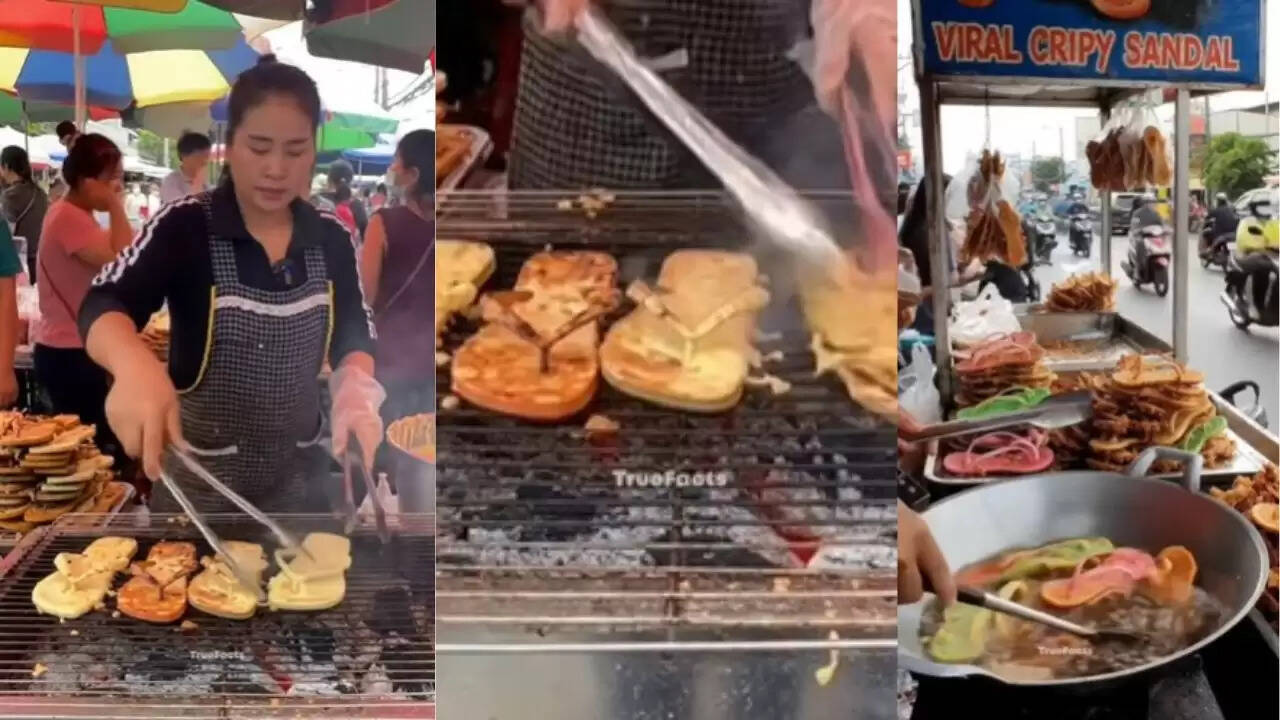 चप्पल तलने का अजीब वीडियो इंटरनेट पर वायरल