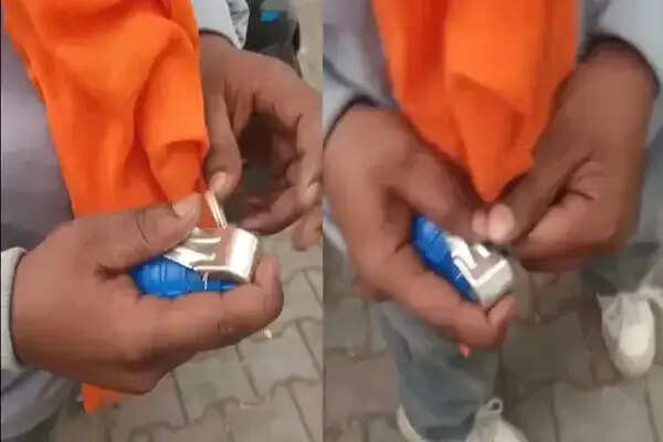 चंडीगढ़ बीजेपी कार्यालय के बाहर धमाके का CCTV फुटेज सामने आया