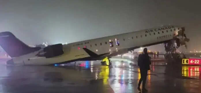 LaGuardia Airport Incident: Air Canada Express Plane Collides with Ground Vehicle