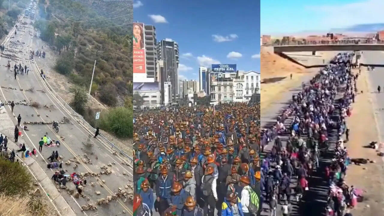 बोलिविया में सरकार विरोधी प्रदर्शन: राष्ट्रपति पाज के इस्तीफे की मांग