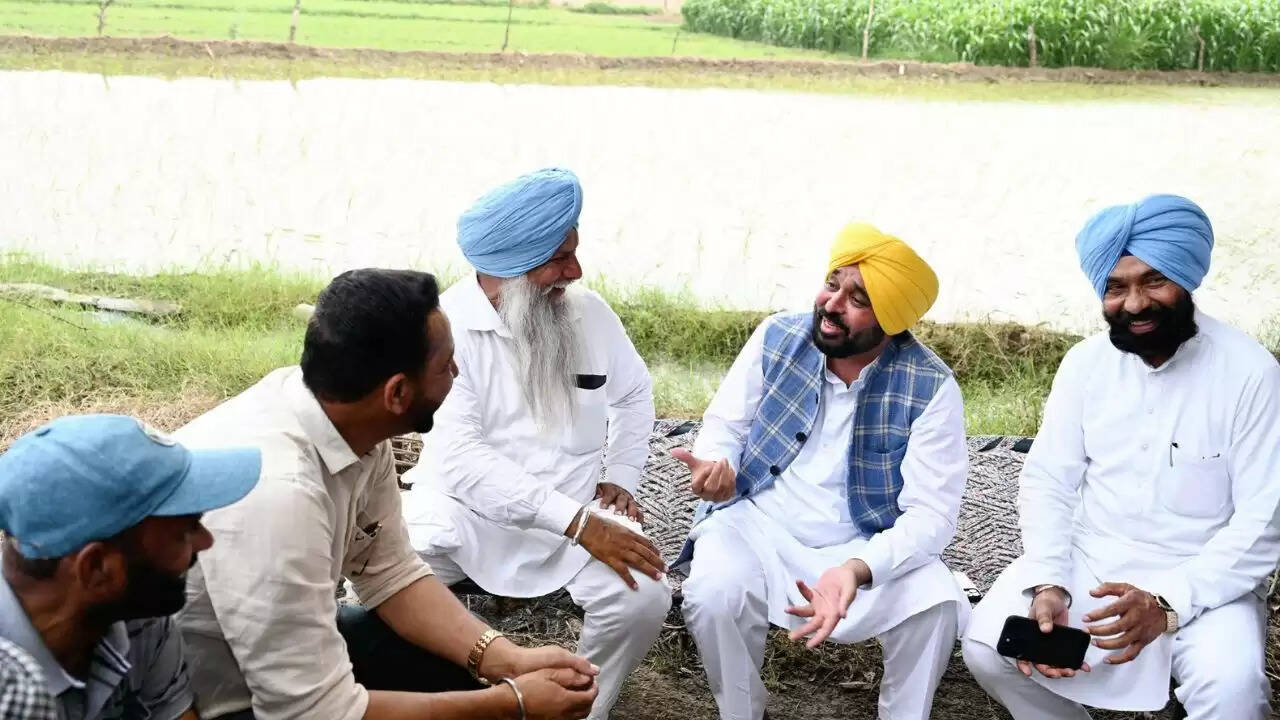 पंजाब के मुख्यमंत्री भगवंत मान ने किसानों से की सीधी बातचीत, विकास की नई लहर का किया जिक्र