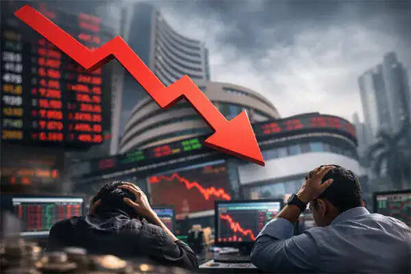 भारतीय शेयर बाजार में भारी गिरावट, निवेशकों को हुआ बड़ा नुकसान