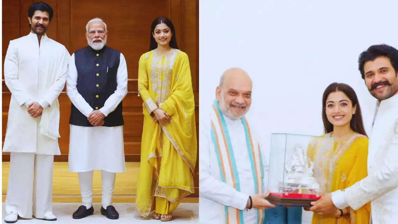 विजय देवरकोंडा और रश्मिका मंदाना की शादी: पीएम मोदी से मिलीं नवविवाहित जोड़ी