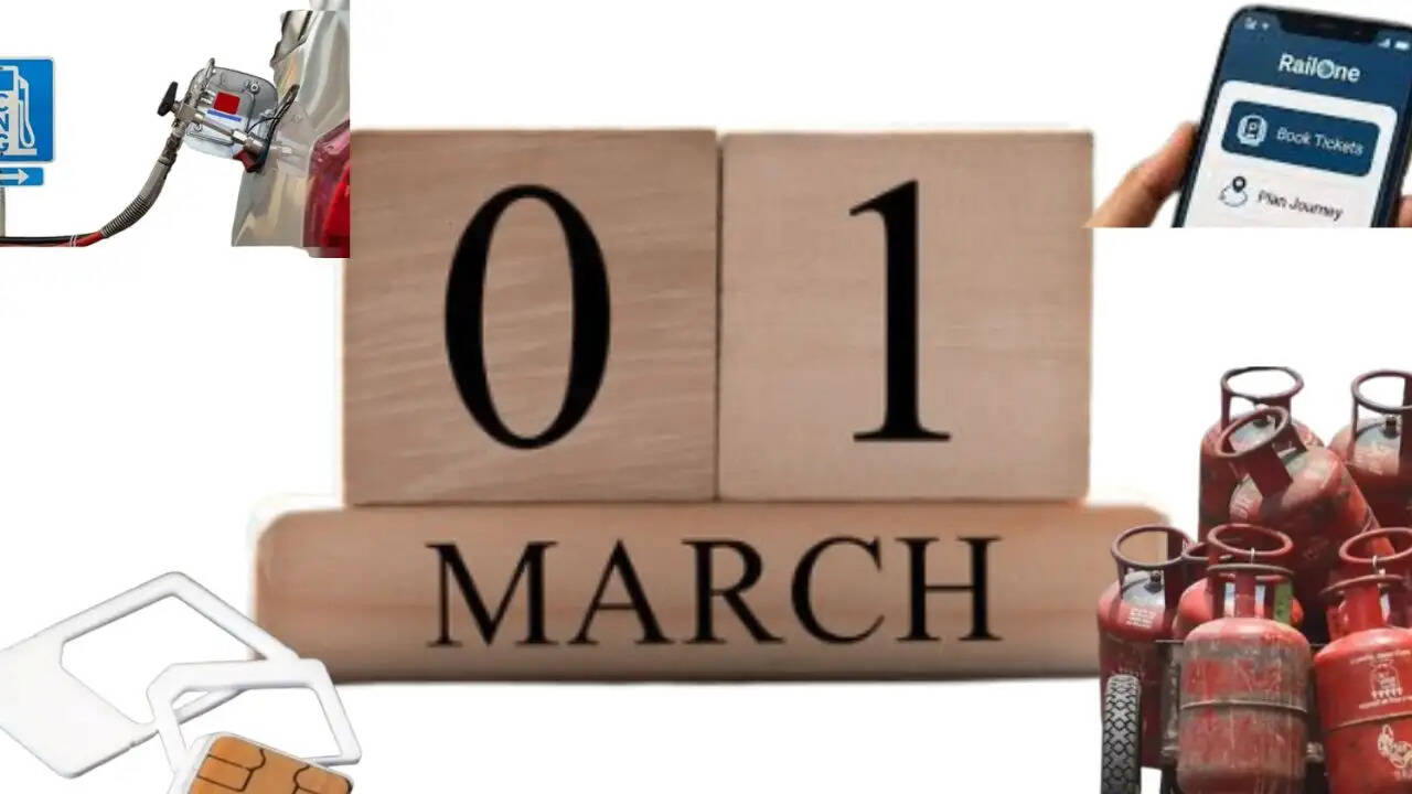 मार्च में लागू होने वाले नए नियम: LPG, CNG, रेलवे और SIM-Binding में बदलाव