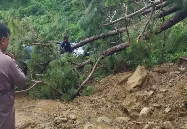 मुंबई में मूसलधार बारिश से लैंडस्लाइड, 2 की मौत और कई घायल