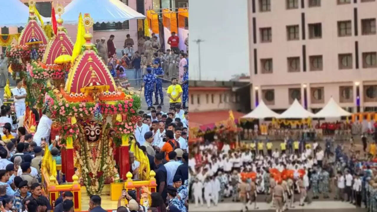 अहमदाबाद में जगन्नाथ रथयात्रा के दौरान हाथियों का बेकाबू होना, अफरा-तफरी मच गई