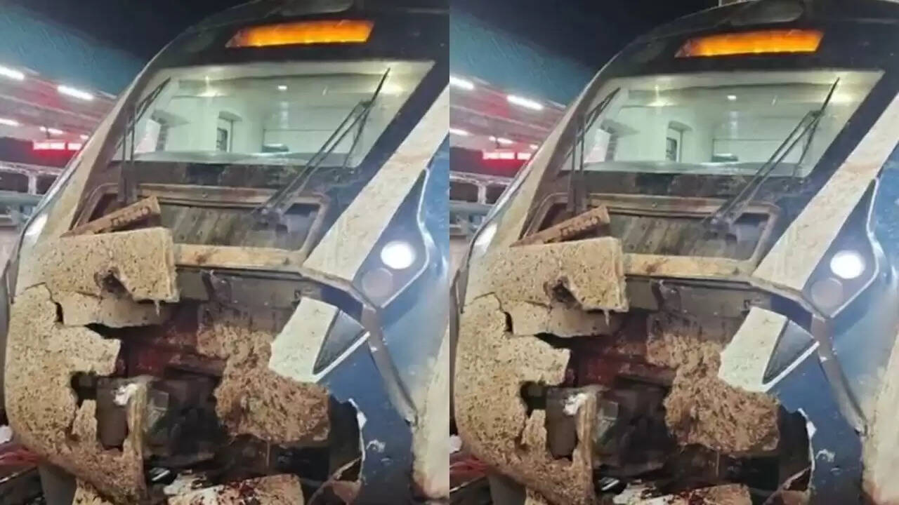 राजस्थान में वंदे भारत ट्रेन का ऊंटों से टकराने का हादसा